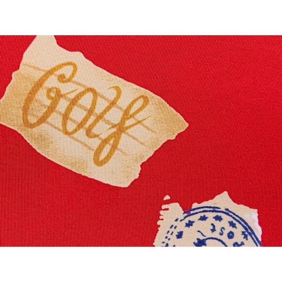 Marcia Womens Red Windcutter Golf Vest XS The Experience Koele Hawaii Vintage - Picture 8 of 11